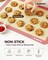 3 Pieces Silicone Baking Mat Colorful Collection - Set of 3: 2 Half Sheets Mats (11 5/8" x 16 1/2") + 1 Quarter Baking Sheet, Reusable & Nonstick Bakeware Mats for Cookies, Macarons, Bread (Pink)